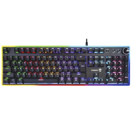 TECLADO SATE GK-702 ESPAÑOL RGB MECA