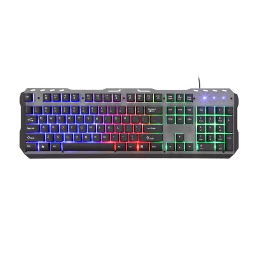 TECLADO SATE AK-852 ESPAÑOL METAL RGB USB