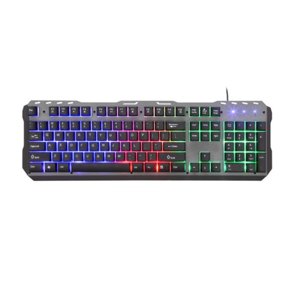 TECLADO SATE AK-852 ESPAÑOL METAL RGB USB