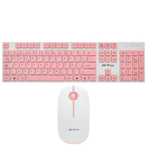 Teclado + Mouse FTX GK600, Wireless 2.4G