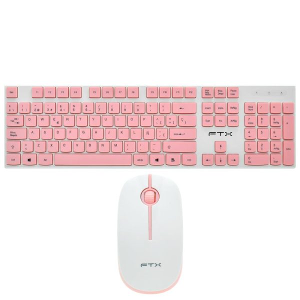 Teclado + Mouse FTX GK600, Wireless 2.4G