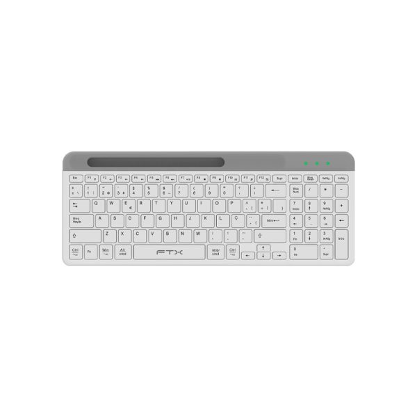 TECLADO FTXB105 PORTUGUES WIRELESS/BT WHITE