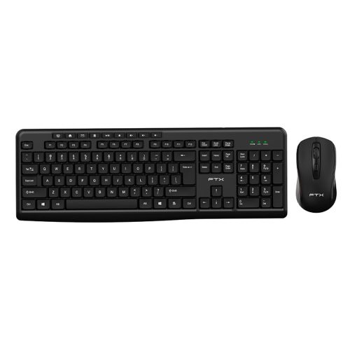 Teclado + Mouse FTX GK300, Wireless, USB, Español