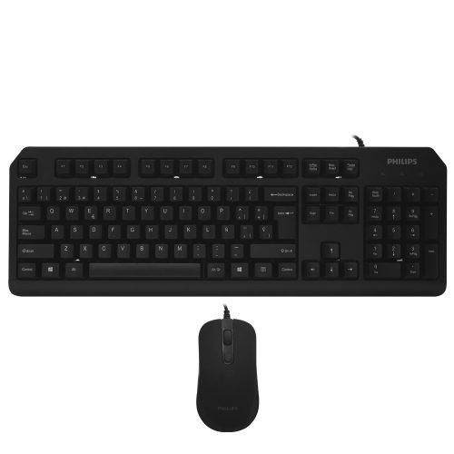 TECLADO + MOUSE PHILIPS C212 WIRED USB 1600DPI