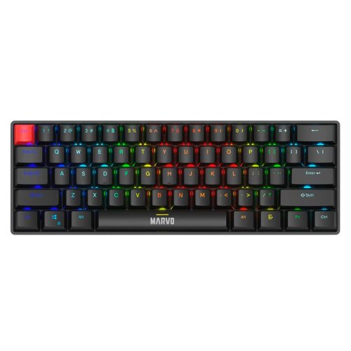 TECLADO MARVO SABER 61 KG933G MEC. WIRED BLACK INGLES