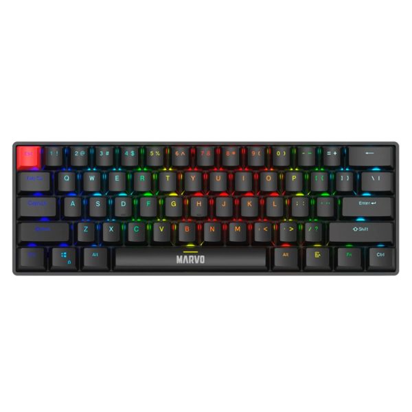 TECLADO MARVO SABER 61 KG933G MEC. WIRED BLACK INGLES