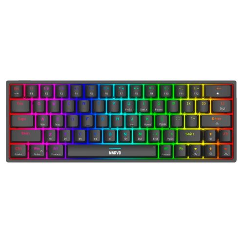 TECLADO MARVO KG955W SHOGO 63 RGB WIRELESS