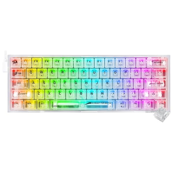 TECLADO REDRAGON FIZZ K617CTB-RGB USA