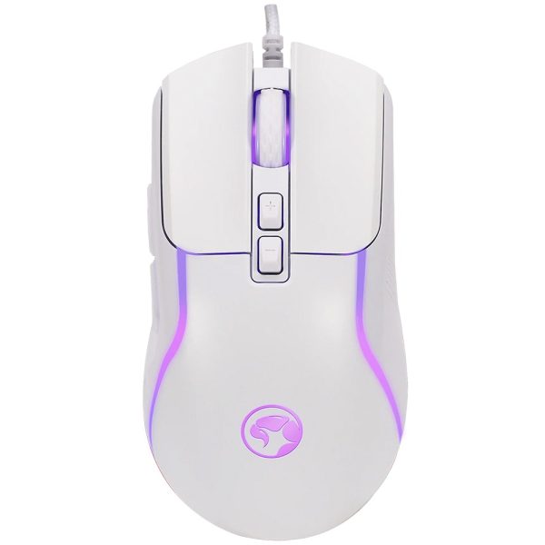 MOUSE MARVO CAPO 20 M292-WH USB 8000DPI RGB