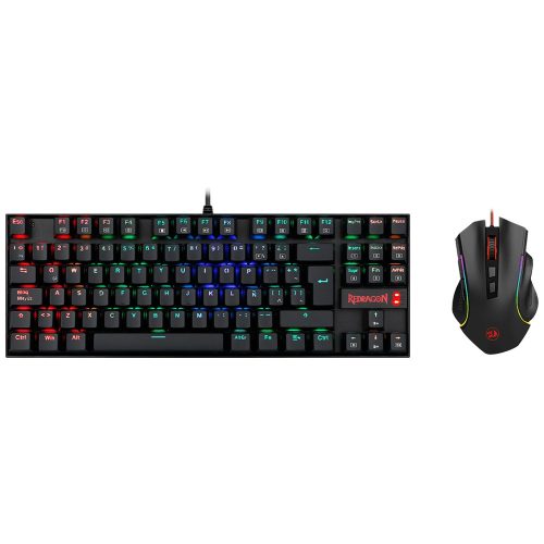 Kit Gamer Redragon Kumara RGB K552RGB-BA Teclado K552RGB USA + Ratón M607