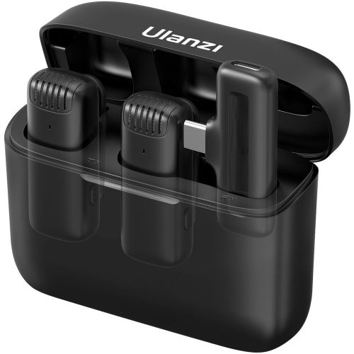 Kit de micrófono inalámbrico USB-C Ulanzi J-12 - Negro