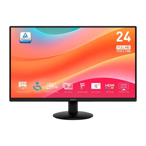 Monitor MSI Pro MP242L 23.8″ Full HD IPS 100Hz 1Ms Negro