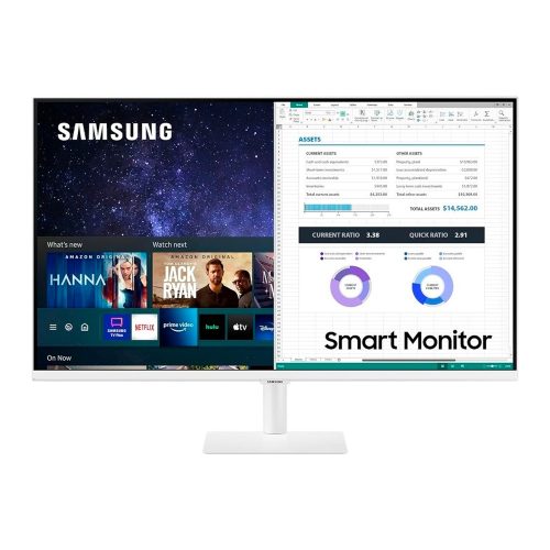 Monitor Smart Samsung M5 LS32BM501ENXZA 32" Full HD - Blanco