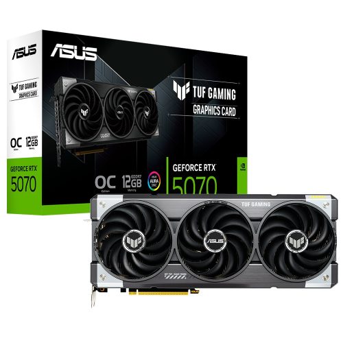 Placa de Video ASUS TUF Gaming GeForce RTX 5070 12 GB GDDR7 OC Edition (90YV0LZ0-M0NA00)