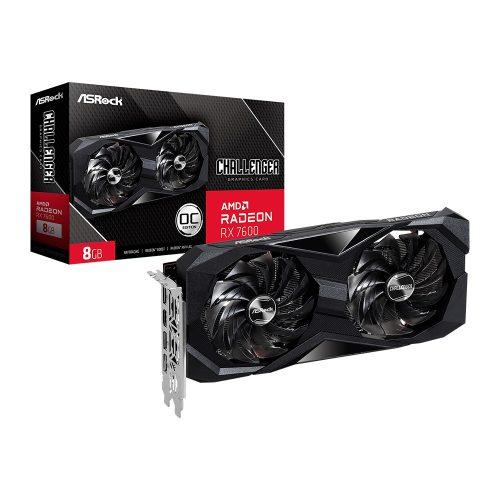Placa de Video ASRock AMD Radeon RX 6600 Challenger D 8 GB GDDR6 (90-GA2RZZ-00UANL)