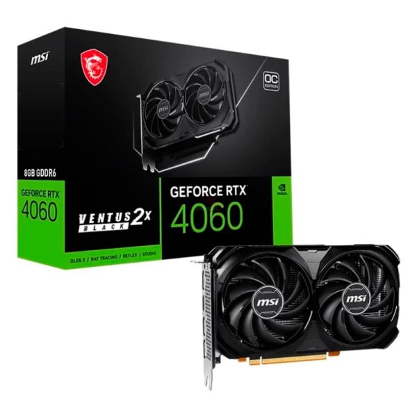 Placa de Video MSI GeForce RTX 4060 Ventus 2X 8 GB GDDR6 (912-V516-012)