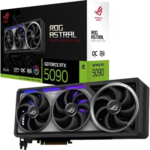 PLACA DE VIDEO RTX5090 32GB ASUS ROG ASTRAL OC QUAD-FAN GDDR7 90YV0LW0-M0NA00 RTX5090-032G-GA