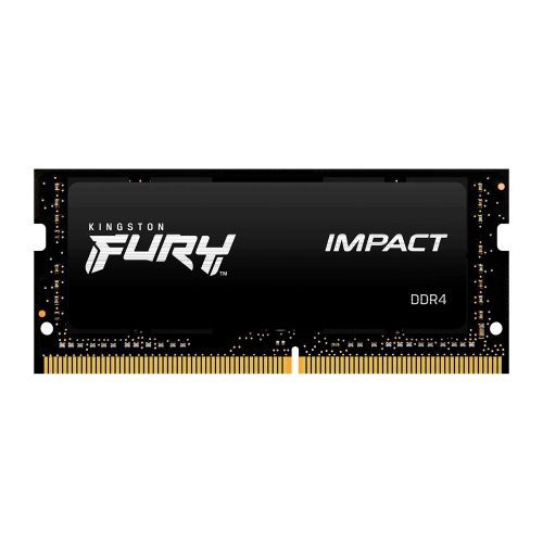 MEMORIA RAM P/ NB DDR4 8GB 3200 KINGSTON FURY IMPACT BK KF432S20IB/8 XMP